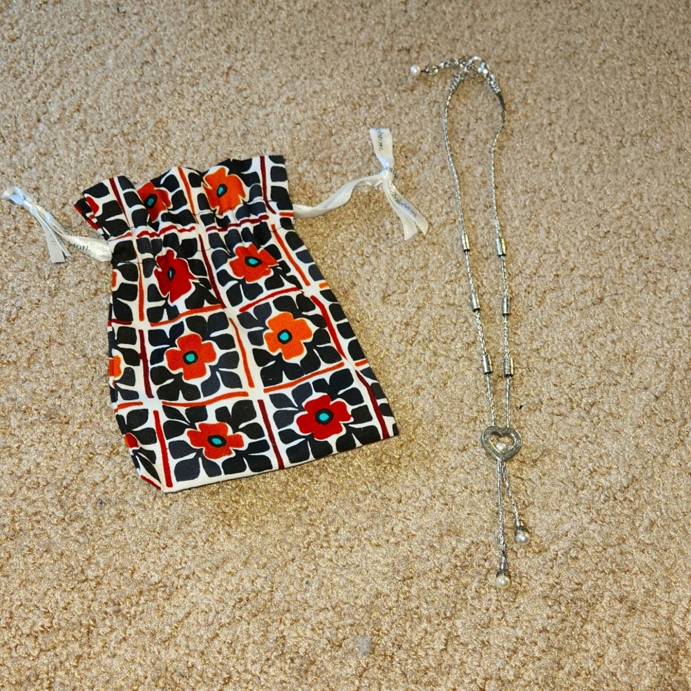 Brighton silver heart necklace